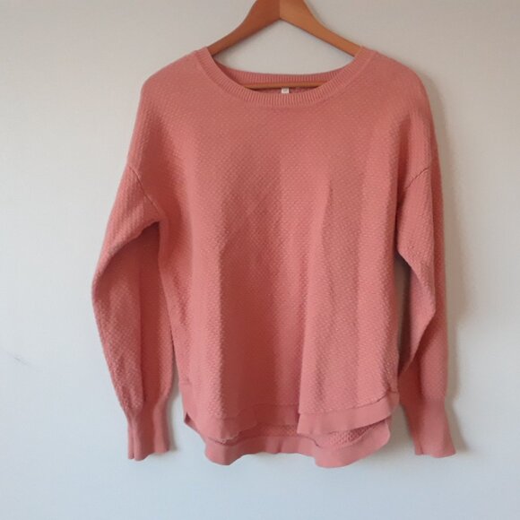 Matty M 100% Cotton Coral Pink Top Size L Anthropologie - Picture 2 of 7